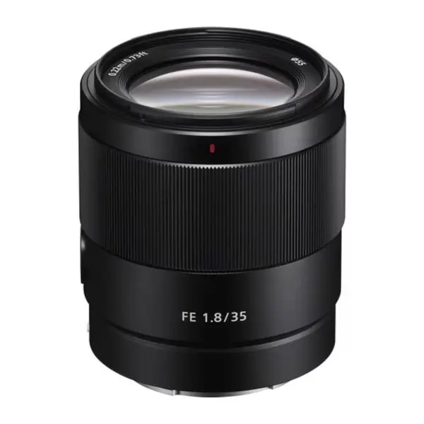 Obiectiv Sony, montura FE, 35 mm, F1.8, Negru