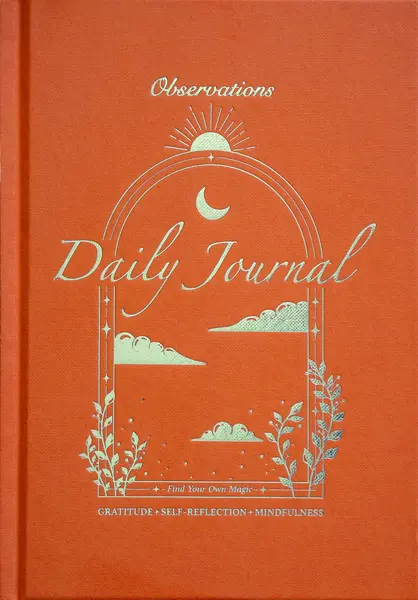 Observations. Daily Journal (Orange Cover)