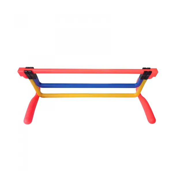 Obstacol reglabil pe inaltime 3 in 1 multicolor
