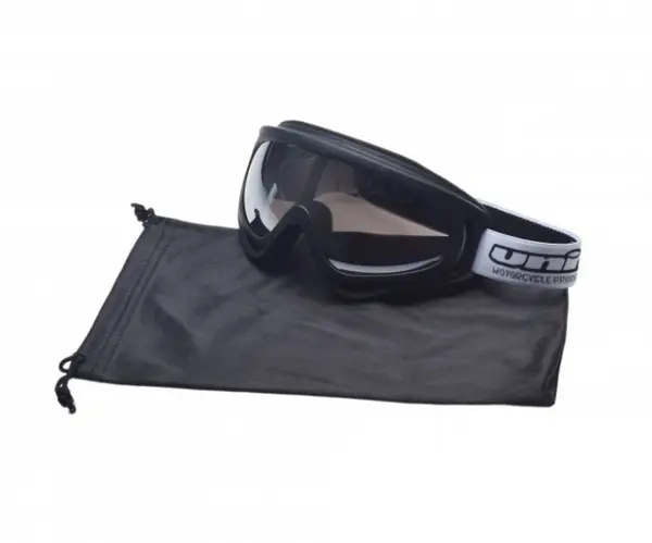 Ochelari copii motocross atv enduro Unit, culoare rama negru, lentila fumurie