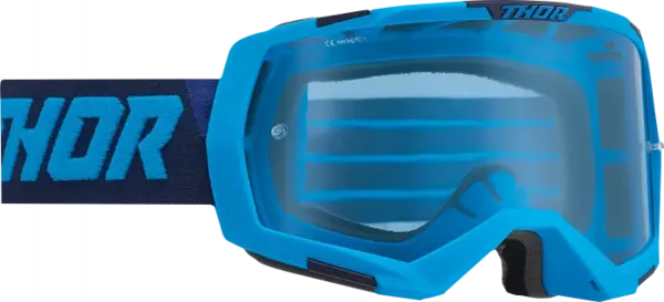 Ochelari cross atv Thor Regiment, lentila albastra, culoare albastru bleumarin