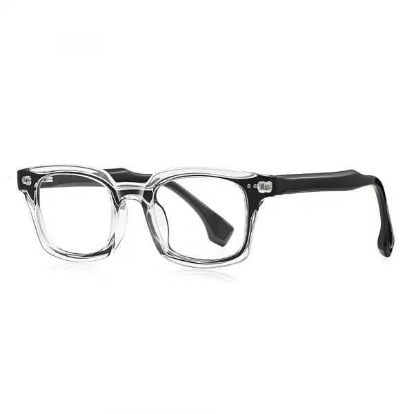 Ochelari De Calculator Barbati Techsuit LS084, Anti-Blue Light, Negri Transparenti