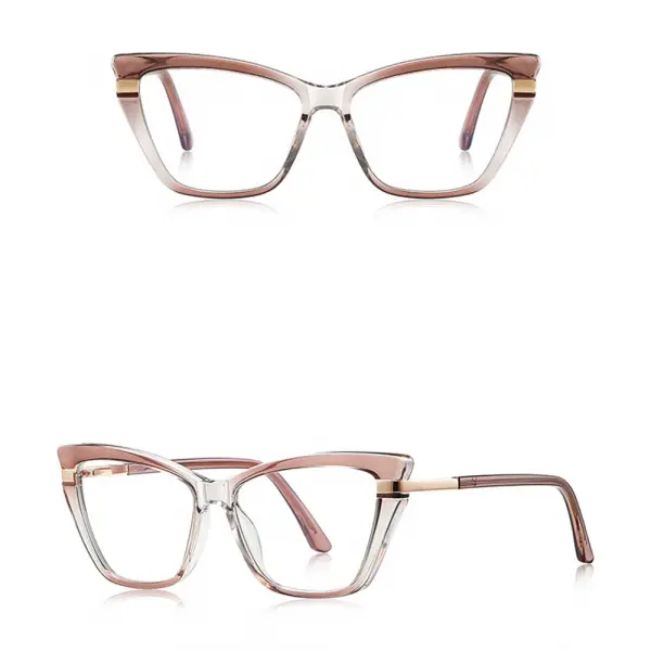 Ochelari De Calculator Dama Techsuit 2271, Anti-Blue Light, Maro Deschis