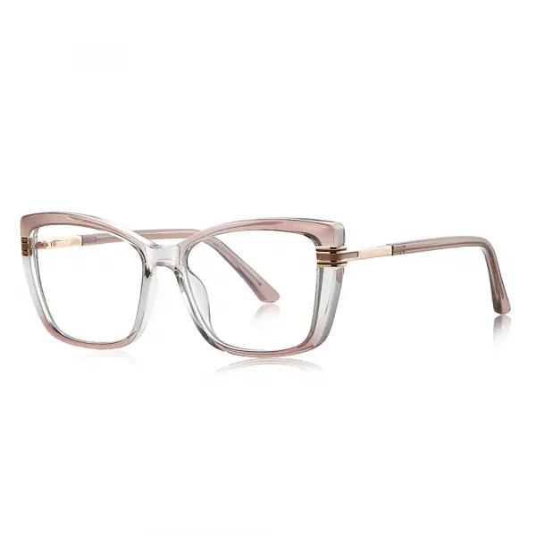 Ochelari De Calculator Dama Techsuit 2273, Anti-Blue Light, Maro Deschis