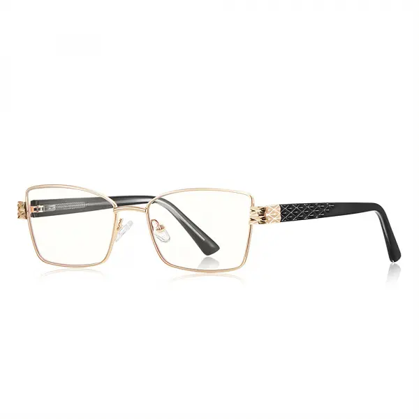 Ochelari De Calculator Dama Techsuit 3171, Anti-Blue Light, Negri Aurii