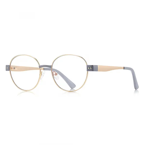 Ochelari De Calculator Dama Techsuit 3175, Anti-Blue Light, Aurii Gri Deschis