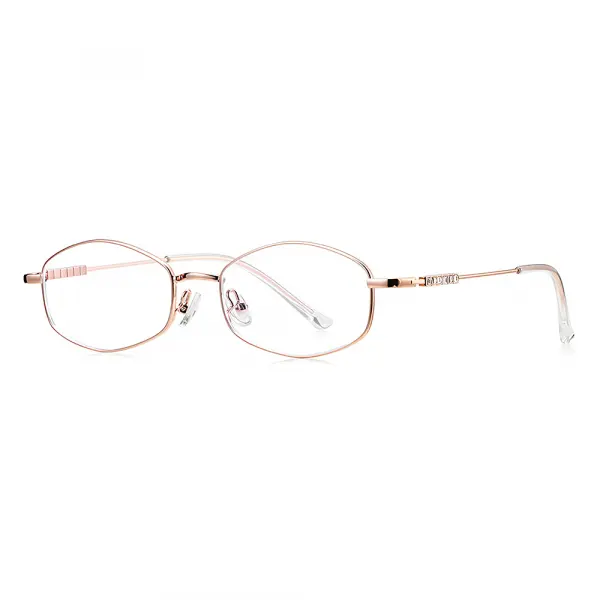 Ochelari De Calculator Dama Techsuit LS501, Anti-Blue Light, Roz Aurii