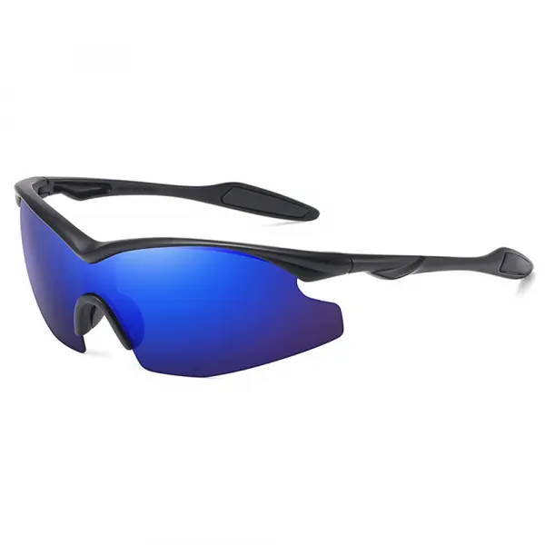 Ochelari De Ciclism Unisex Techsuit 1806, Protectie UV, Negri Albastri Mov