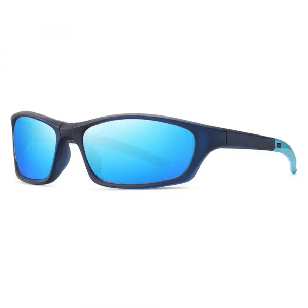 Ochelari De Ciclism Unisex Techsuit 24101, Polarizati, Albastri