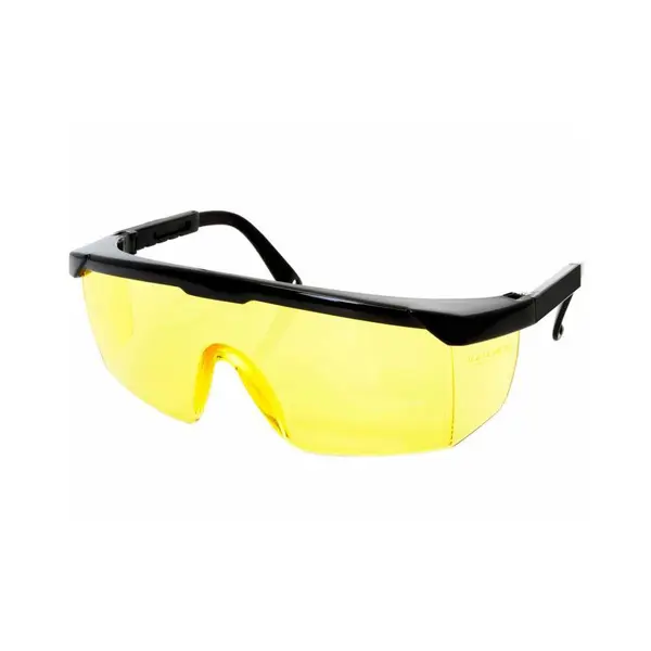 Ochelari de protectie Cedrus, design ergonomic, lentile din policarbonat rezistent la impact, acoperire anti-zgarieturi, suprafata anti-aburire, Galben, SG2612