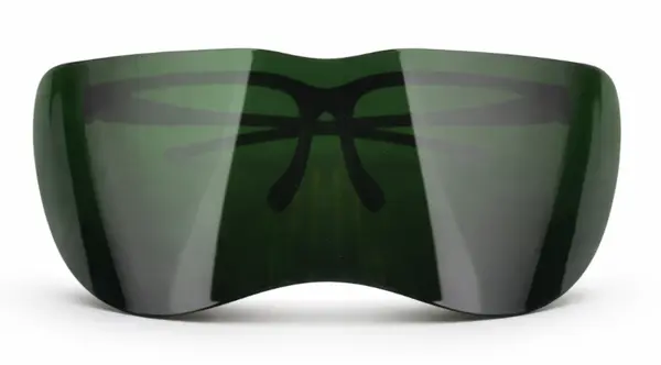Ochelari de protectie panoramica cu vizor verde protectie UV design ergonomic pentru lucru