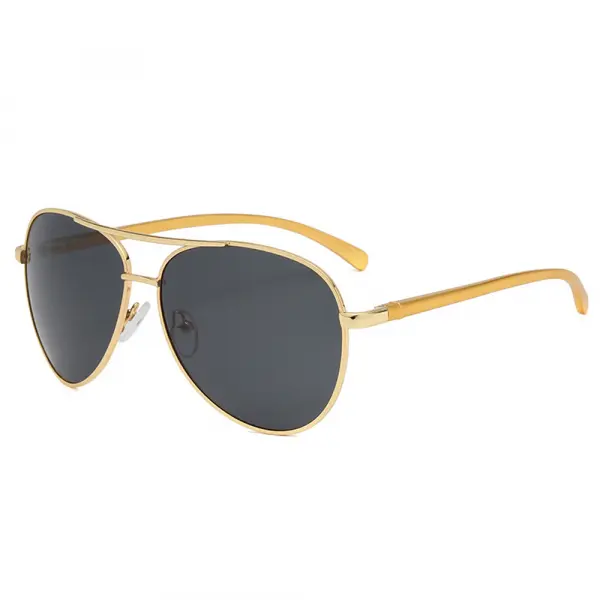 Ochelari De Soare Barbati Techsuit 2150, Polarizati, Protectie UV, Aurii Gri