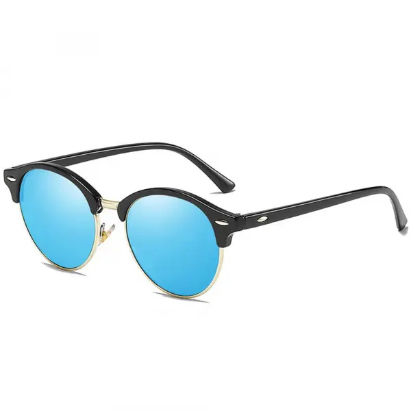 Ochelari De Soare Barbati Techsuit 66612, Polarizati, Protectie UV, Aurii Albastri