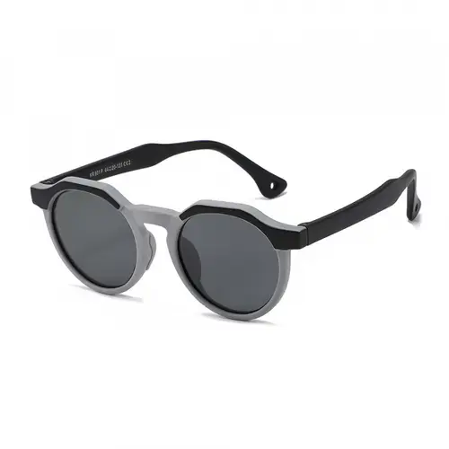 Ochelari De Soare Copii Techsuit 601, Polarizati, Protectie UV, Negri/Gri