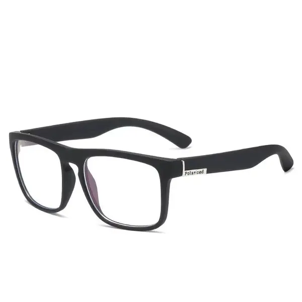 Ochelari de soare cu lentila transparenta, SG001, Negru