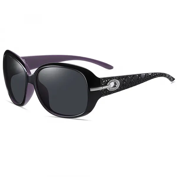 Ochelari De Soare Dama Techsuit 2012, Polarizati, Protectie UV, Negri Mov Gri