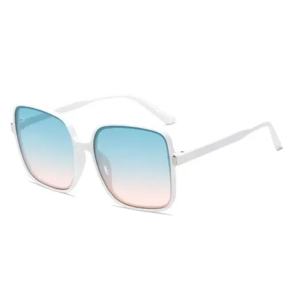 Ochelari de soare pentru femei, SG139, Alb/Albastru