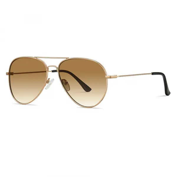 Ochelari De Soare Unisex Techsuit 3025, Protectie UV, Aurii Maro