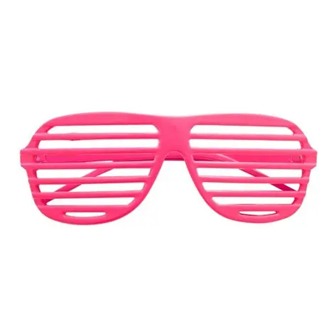 Ochelari disco neon roz