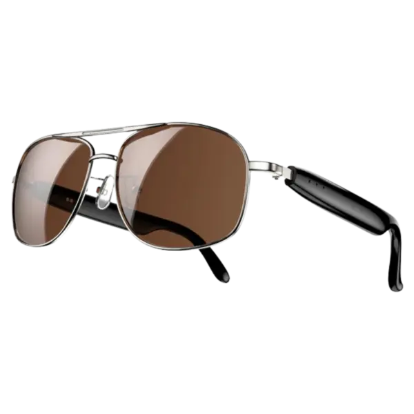 Ochelari Inteligenti Blackview D1 Pro, Argintiu, Apeluri Bluetooth, Difuzoare Stereo, Asistent Vocal, Protectie UV, IP54