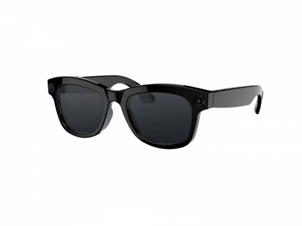 Ochelari Inteligenti iSEN M01, Lentile Negre, Rama Neagra, Traducere in Timp Real, Anulare Zgomot, Control Tactil, Functie Muzica si Apeluri, Activare Vocala, WiFi, ChatGPT, Incarcare DC