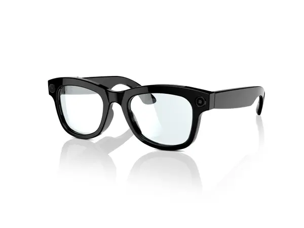 Ochelari Inteligenti iSEN M01 Pro, Lentile Transparente, Rama Neagra, Traducere AI, Camera AI 8MP, 48g, 8.6H Utilizare, Reducere Zgomot (ENC), Control Tactil, Bluetooth 5.4, Incarcare Rapida 1.5H