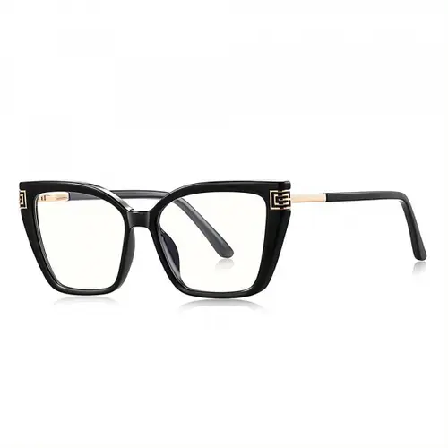 Ochelari pentru calculator Techsuit 2260, Anti-Blue Light (Negru/Auriu)