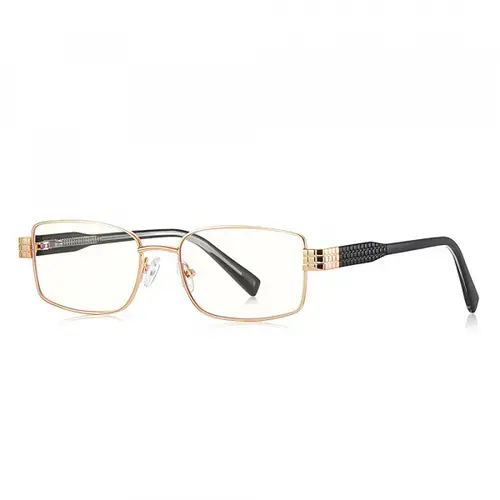 Ochelari pentru calculator Techsuit 3163, Anti-Blue Light (Negru/Auriu)