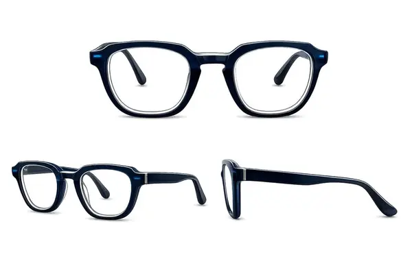 Ochelari pentru claritate la citit oval Narcis Style - Bleu