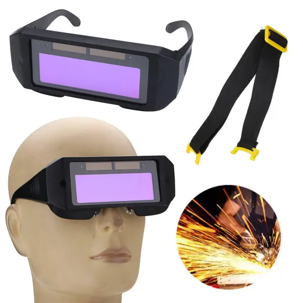 Ochelari protectie sudura, Display auto-intunecare