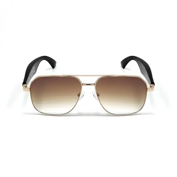 Ochelari Smart iSEN GY100, Lentile Portocalii Polarizate, Traducere AI in Timp Real, Microfon, Difuzoare, Bluetooth, Muzica, Apeluri, Asistenta Vocala, Control Camera la Distant, Incarcare Magnetica