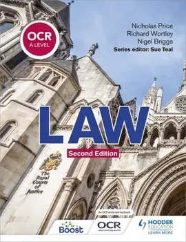 OCR A Level Law Second Edition, Paperback/Nicholas Price