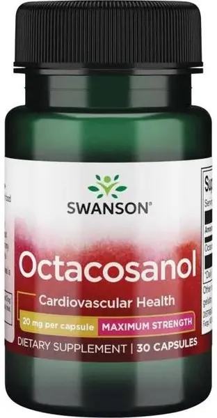 Octacosanol, 20 mg, 30 capsule, Swanson