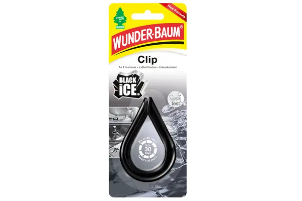 Odorizant clips Black Ice WUNDER BAUM