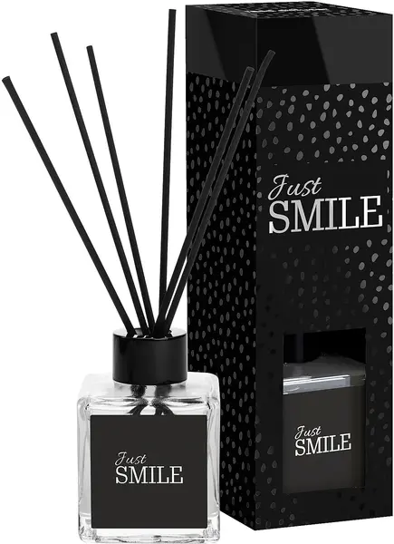 Odorizant cu bețișoare Bispol Aura - Just Smile, 80 ml