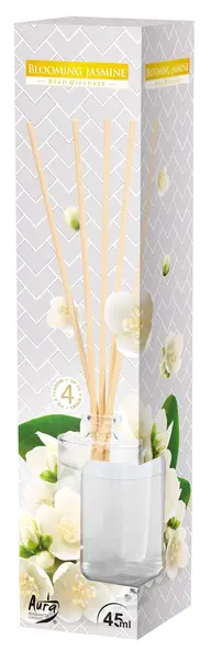 Odorizant cu bețișoare Bispol - Jasmine, 45 ml