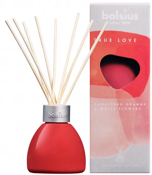 Odorizant cu bețișoare Bolsius - True Love, 45 ml