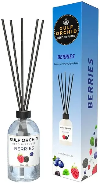 Odorizant cu bețișoare Gulf Orchid - Berries, 110 ml