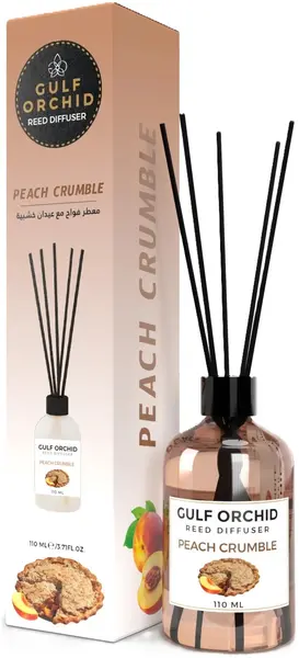 Odorizant cu bețișoare Gulf Orchid - Peach Crumbel, 110 ml