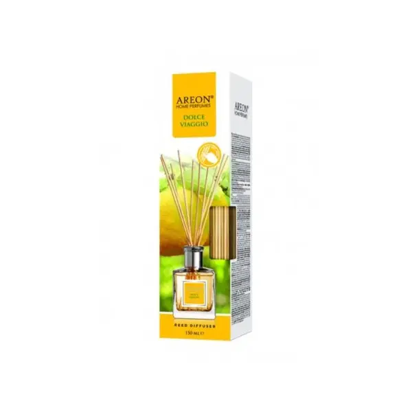 Odorizant cu betisoare pentru camera Areon Home 150 ml Odorizant betisoare, 150 ml, Areon Home Dolce Viaggio