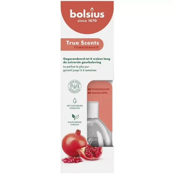 Odorizant Difuzor cu Betisoare pentru Casa, Rodie, 60 ml, Bolsius
