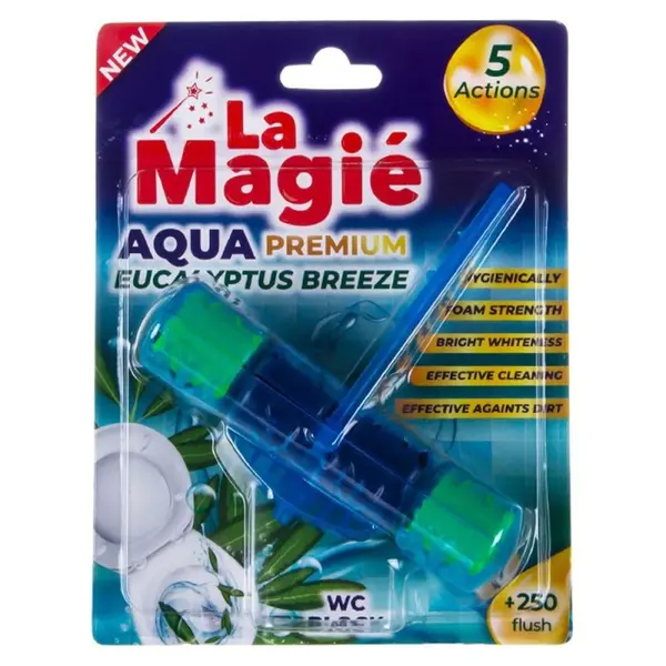 Odorizant pentru Toaleta La Magie Mike Eucalyptus Breeze, 40 g