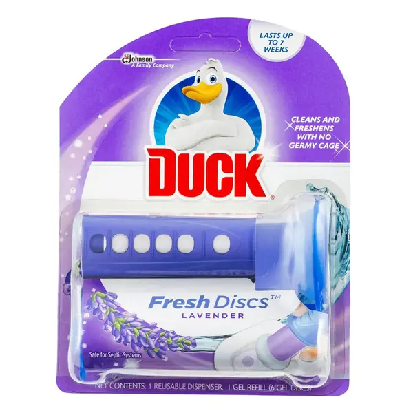 Odorizant vas toaleta Fresh Disc Duck Anitra Lavanda 36 ml Odorizant vas toaleta Fresh Disc Duck Anitra Lavanda 36 ml