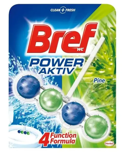 Odorizant WC Bref Power acktiv parfum proaspat 50gr bile Odorizant WC Bref Power acktiv 50gr bile