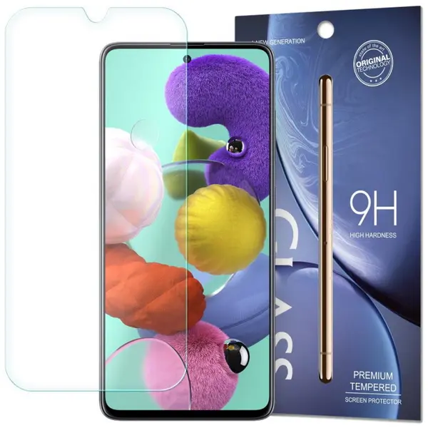 OEM Folie de protectie Ecran OEM pentru Samsung Galaxy A51 A515, Sticla securizata, Full Glue