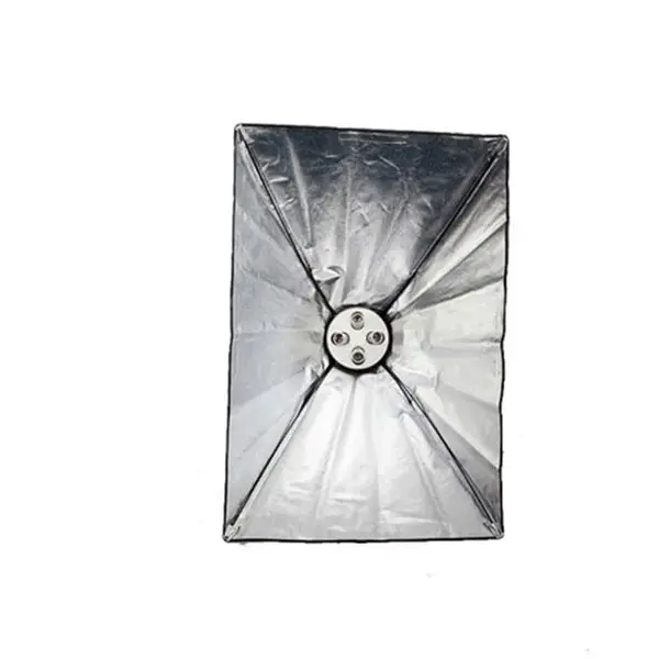 OEM Kit suport stativ pentru 4 becuri cu fasung E27 + softbox 60X90cm