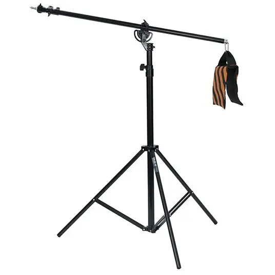 OEM Stativ boom stand 290cm cu boom-arm 200cm si sac pentru contragreutate, amortizare cu aer