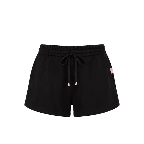 Off-duty terry lounge shorts - black S