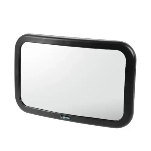 Oglinda auto retrovizoare pentru copii, 26.5×15.5 cm, ABS durabil (Negru)
