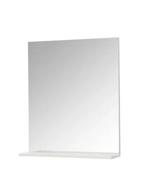Oglinda cu polita, seria 067, alb, 60x68 cm